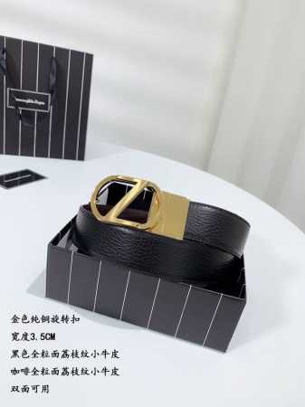 杰～尼亚 宽度3.5Cm 支持芯片防伪 。双面皮带，牛皮材质，配有钌金Gancini扣饰。风格现代，为日常造型增姿添彩。该皮带可调节，且能根据需要剪裁，达到修身 - 点击图像关闭