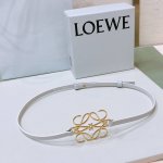 罗意威.Loewe 女士腰带官方同步，镂空金属腰带，光滑牛皮革腰带，五金4.0Cm、皮带身1.0Cm精品，正面饰有anagram牛皮革镂空装饰，实物拍摄