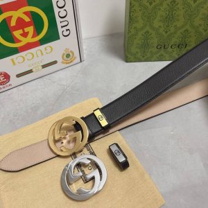 品名：古奇.Gu...Ci 原单 材质：原单牛皮腰带 专柜原单品质、做工精细，时尚大牌，送人自用首选 包装： 请认准如图专柜包装赠送打孔器手提袋专柜礼盒宽度3.