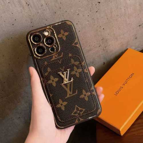 Lv卡包手机壳 肤感二合一电镀老花插卡手机壳 型号 为了不出现报错型号 请打开本机查看手机设置显示的型号 iphone16系列更新 iphone16pro Ma