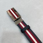 专柜ＢＡ、ＬＬＹ 拼色款全皮手工拼接 双面两用 尺寸3.4Cm