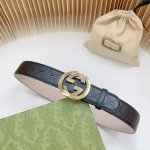 P3.8Cm 古奇Gucci高版本原厂皮料，扣宽4.0Cm 长度75.80.85.90.95.100.105.110欧，钢五金扣原版开模定制