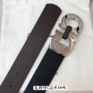 特 Ferragamo.菲拉格慕 全套包装 支持Nfc扫码 宽度3.5Cm 高级定制款男士皮带 双面进口牛皮 可双面使用 自行选择搭配 真材实料 很有质感 时尚
