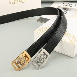 特P190 范思哲 头层牛皮 宽3.5Cm 官网同步，不锈钢金属标识，适合商务低调人士！自动扣款式