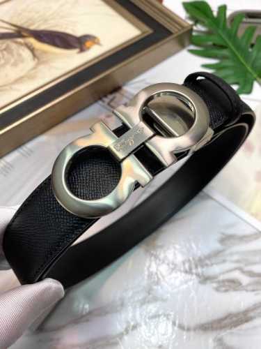 菲拉格慕：原单头层牛皮手掌纹身，内衬头层小牛皮底，五金可随意搭配，可双用可裁剪，原产皮料定制，专柜宽度3.5Cmp210