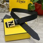 Fendl 芬迪 宽40Mm双面原版小牛皮 搭配单钌钯电镀扣 完美的手感.油边 出众的设计.风格 高贵奢华 时尚大方 高清实拍 货真价实 品质保证 双面用 Dd
