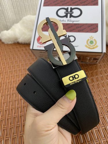 品名：菲拉格幕 原单皮带 材质：原单牛皮腰带 百分百头层牛皮腰带保证真皮，24K纯钢扣，专柜原单品质、做工精细，时尚大牌，送人自用首选 包装：
