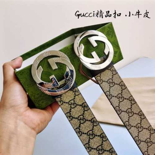 Gucci 纯原 进口原厂压花 精品钢扣 宽4.0 Cm 经典永不过时 潮流大方 时尚百搭