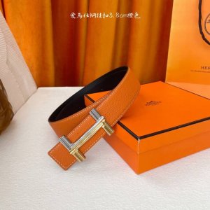 爱马仕 Hermes 原单爱马仕，宽3.8Cm进口原版皮带身，双面可两面用，精品电镀五金 ！