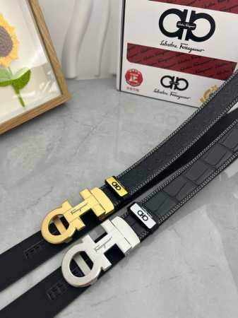 品名：菲拉格幕 自动带 材质：原单牛皮腰带 百分百头层牛皮腰带保证真皮，24K纯钢扣，专柜原单品质、做工精细，时尚大牌，送人自用首选 包装： 请认准如图专柜包装 - 点击图像关闭
