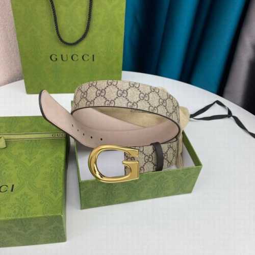 特 配全套包装礼盒 G U C C I 渠道货顶级品质 宽度40毫米 全新升级的经典镀钯搭扣 扣头的大小精致做工与专柜一致 可对比 带身采用品牌定制专用面料