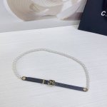 Cm 珍珠款香奈儿腰带，双面头层牛皮皮料，长度：.75.80.85.90.95.100欧，铜五金扣原版开模定制庆祝]