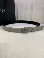 特 宽度3.0Cm Chanel 香奈儿 进口柔软小牛皮支持Nfc芯片官方网站链接扫码验证、哑色精品钢扣。