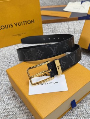 Louis Vuitton Lv腰带 系列 原厂五金 精致手工绘边 柔软舒适 宽3.5