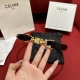 CéLine 腰带 断货王回货 伸缩腰带可调节 宽度1.8Mm精品 进口牛皮女款腰带 均码。