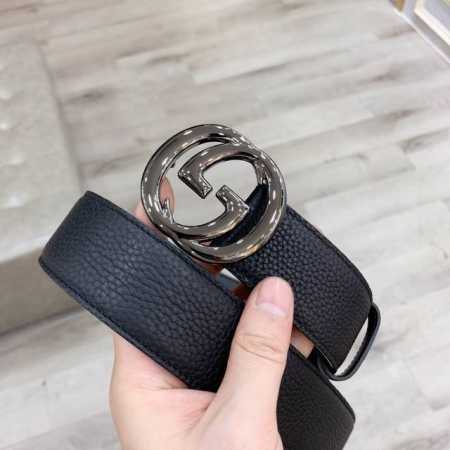 配全套包装盒 Gucci 古奇官网爆款 正品规格 原单品质 进口头层togo荔枝纹 手感极佳 颗粒感40Mm 复古双g做旧古金扣 - 点击图像关闭