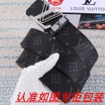 品名：Lv..路易..威登原单 材料：百分百头层牛皮，保证真皮。24K纯钢扣双面可用专柜同等质量， 送人自用首选 包装： 请认准如图专柜包装，赠送打孔器，银联发