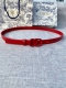 特 宽度2.0Cm Dior 迪奧 爆款平面無線帶身 Saddle牛皮革皮带。 烤漆金属“Cd”标志 採用進口雙面頭層牛皮
