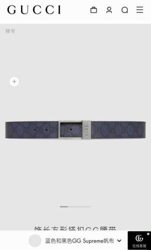 特P150 古奇 宽3.5Cm，新款 衔接品牌的过去和现在，以焕新方式继续演绎经典元素。这款黑色腰带采用Supreme帆布制成，饰有Gg字母交织图案，以Gucc
