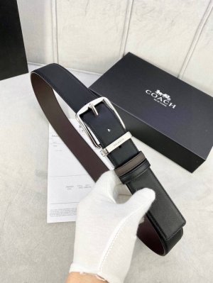 宽度4.0Cm Coach 蔻驰 双面平纹、带身长度可自行裁剪、用采用顶级进口双面头层牛皮，可兩面佩戴增添你商务魅力。