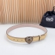 特 3.0Cm D&G 官网新款，双面头层牛皮皮料，长度：.75.80.85.90.95.100.欧，铜五金扣原版开模定制庆祝]
