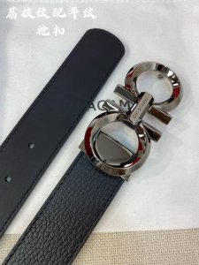 特 Ferragamo.菲拉格慕 新款全套包装 宽度3.5Cm 高级定制款男士皮带 双面进口牛皮 可双面使用 自行选择搭配 真材实料 很有质感 时尚经典不失风范