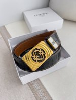 品名：罗意威.Loewe 腰带 皮带 型号：挂扣，纯钢材质挂扣，图片实物拍摄 材料：百分百头层牛皮，保证真皮。24K纯钢扣，真空电镀永不掉色专柜同等质量， 头层