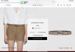 特 古驰.女款腰带 全套包装 品牌颇具代表性的图案化身为富于变化而不失经典本色的符号元素，为新推系列增色添彩。经典金色调双g赋予这款配饰以别样魅力。 米色和乌木