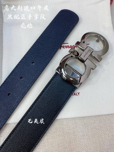 特 Ferragamo菲拉格慕 Nfc芯片扫码款 正品尺寸3.5Cm意大利原厂皮