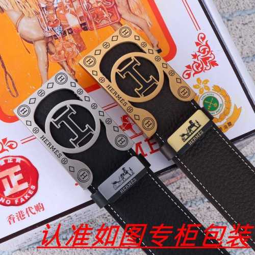 品名：爱马仕...腰带原单 皮带 材料：百分百头层牛皮，保证真皮。24K纯钢扣双面可用专柜同等质量， 送人自用首选 包装： 请认准如图专柜包装，赠送打孔器，银联