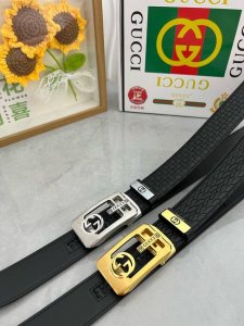 品名：古奇.Gu...Ci 自动带 材质：原单牛皮腰带 专柜原单品质、做工精细，时尚大牌，送人自用首选 包装： 请认准如图专柜包装赠送打孔器手提袋专柜礼盒宽度3
