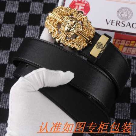 品名：范思哲·原单·P180 材料：百分百头层牛皮，保证真皮。专柜原单品质、做工精细，送人自用首选 包装： 请认准如图专柜包装，赠送打孔器，银联发票，宽度3.8 - 点击图像关闭