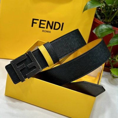 特 Fendl 芬迪宽40Mm双面原版小牛皮 搭配单钌钯电镀扣 完美的手感.油边 出众的设计.风格 高贵奢华 时尚大方 高清实拍 货真价实 品质保证 双面用