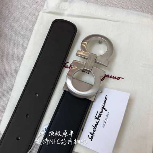 无夹层原厂皮 Ferragamo菲拉格慕 Nfc芯片扫码款 正品尺寸3.5Cm意大利原厂皮