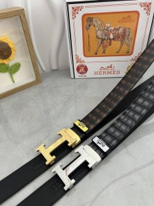 品名：爱马仕.HermèS 自动带 材质：原单牛皮腰带 百分百头层牛皮腰带保证真皮，24K纯钢扣，专柜原单品质、做工精细，时尚大牌，送人自用首选 包装： 请认准