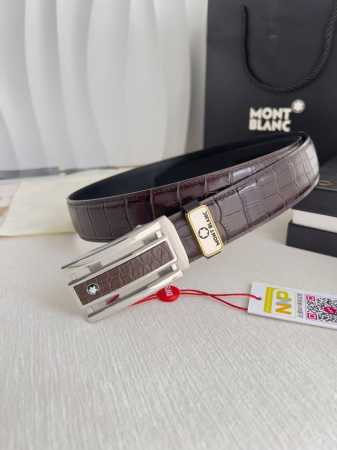 品名：万宝龙.Montblanc原单·腰带·自动皮带 型号：自动带，原版新款纯钢材质自动扣，双面头层牛皮实物拍摄， 材料：百分百头层牛皮，保证真 - 点击图像关闭