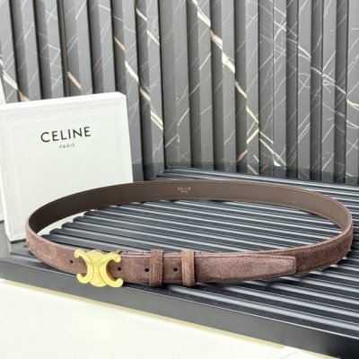 牛皮革 牛皮革衬里 中腰 金色饰面 宽度：1英寸 2.5厘米 Triomphe配领扣搭扣 编号：45Ak93Att.18Cs