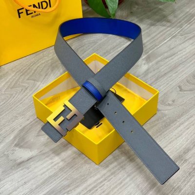 Fendl 芬迪 宽40Mm双面原版小牛皮 搭配单钌钯电镀扣 完美的手感.油边 出众的设计.风格 高贵奢华 时尚大方 高清实拍 货真价实 品质保证 双面用