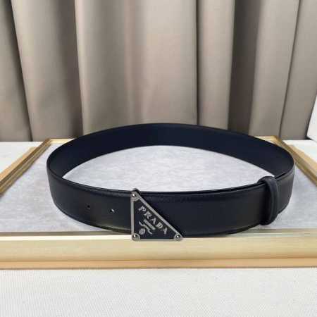 普拉D。 头层牛皮 宽3.8Cm 官网同步，纯铜金属标识。头层牛皮，柔软舒适。适合商务低调人士 - 点击图像关闭