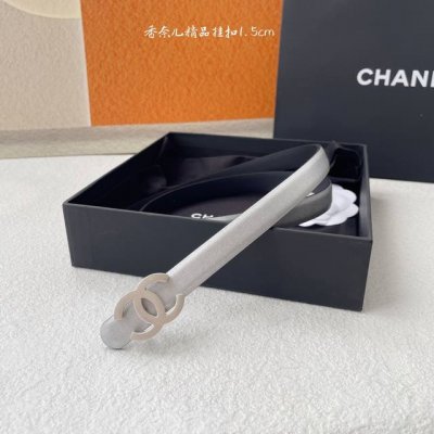 特P180 Chanel 1.5Cm小香女装腰带 双面进口原版小牛皮 纯铜五金 两面可用 低调奢华