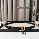 Dior 24早春新款 C D搭扣黄铜腰带扣，女士小牛皮腰带 经典永存 2Cm