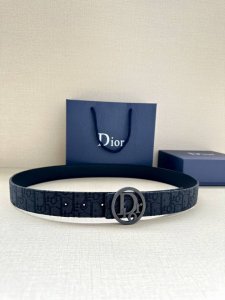 Dior 宽度3.5Cm 这款金色饰面黄铜腰带扣是春季系列新品，致敬经典的 Oblique 图案。可与各式 35 毫米腰带搭配，彰显优雅气质与视觉风格。