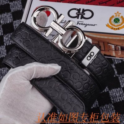 品名：菲拉格木 原单 DDD 材料：百分百头层牛皮腰带，保证真皮皮带，专柜原单品质、做工精细，送人自用首选 DDD 包装： 请认准如图专柜包装，赠送打孔器，银联