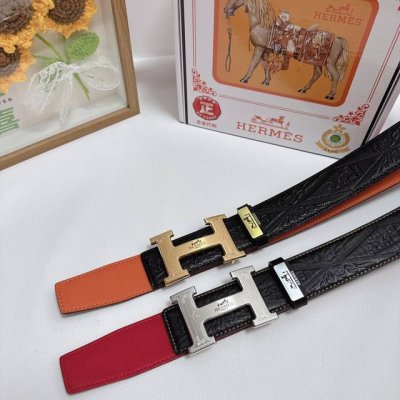 品名：爱马仕.Hermès 原单 材质：原单牛皮腰带 百分百头层牛皮腰带保证真皮，24K纯钢扣，专柜原单品质、做工精细，时尚大牌，送人自用首选 包装： 请认准如