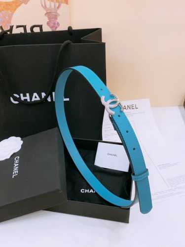 Chanel 小牛皮 与 羊皮 黄铜金属 手感柔软 舒适 2.0Cm