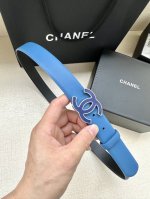 特 宽度3.0Cm Chanel 香奈儿 进口柔软小牛皮纹路清晰五金配件金 银色 金属磨胶钢扣。