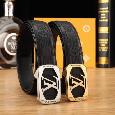 特 路易威登自动秘原单高端品质宽度3.5自动精美扣头意大利进口头层原版花纹纹理消晰真实感超强打造全新的视觉3D郊果高档客户入手送礼自用佳品 长度100一125万