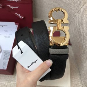 特 Nfc-F3.5Cm高级定制款男士皮带 ，双面进口牛皮，自行选择搭配 真材实料 很有质感 时尚经典不失风范 可自行裁剪 ！