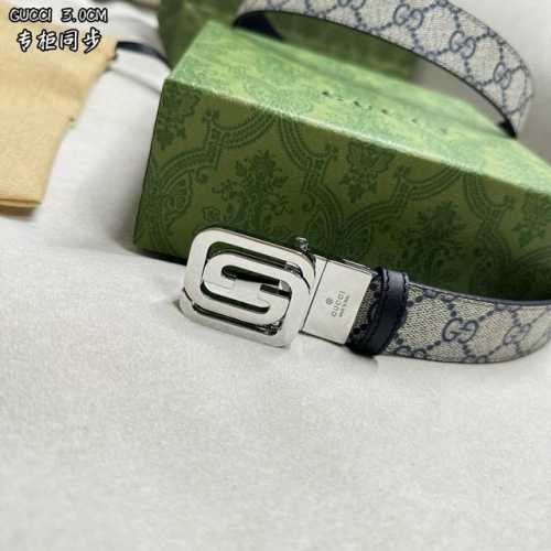 古琦Gucci 宽度3.0 Cm 简单大方双面使用 五金可以旋转 精品五金 佩戴效果非常不错 送礼自用最佳推荐