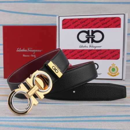 腰带皮带：菲拉格幕原单牛皮腰带 男款皮带：材质百分百头层牛皮腰带保证真皮皮带，专柜原单品质、做工精细，时尚大牌，送人自用首选包装： 请认准如图专柜包装赠送打孔器 - 点击图像关闭